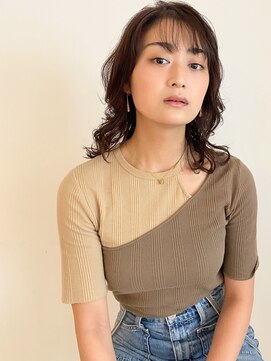 マイラ 銀座(myla) チャコールグレーシースルーバンクレイヤーロングミディ３Yamaki