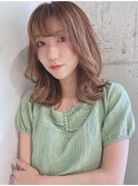 韓国くびれヘア/大人ミディアム