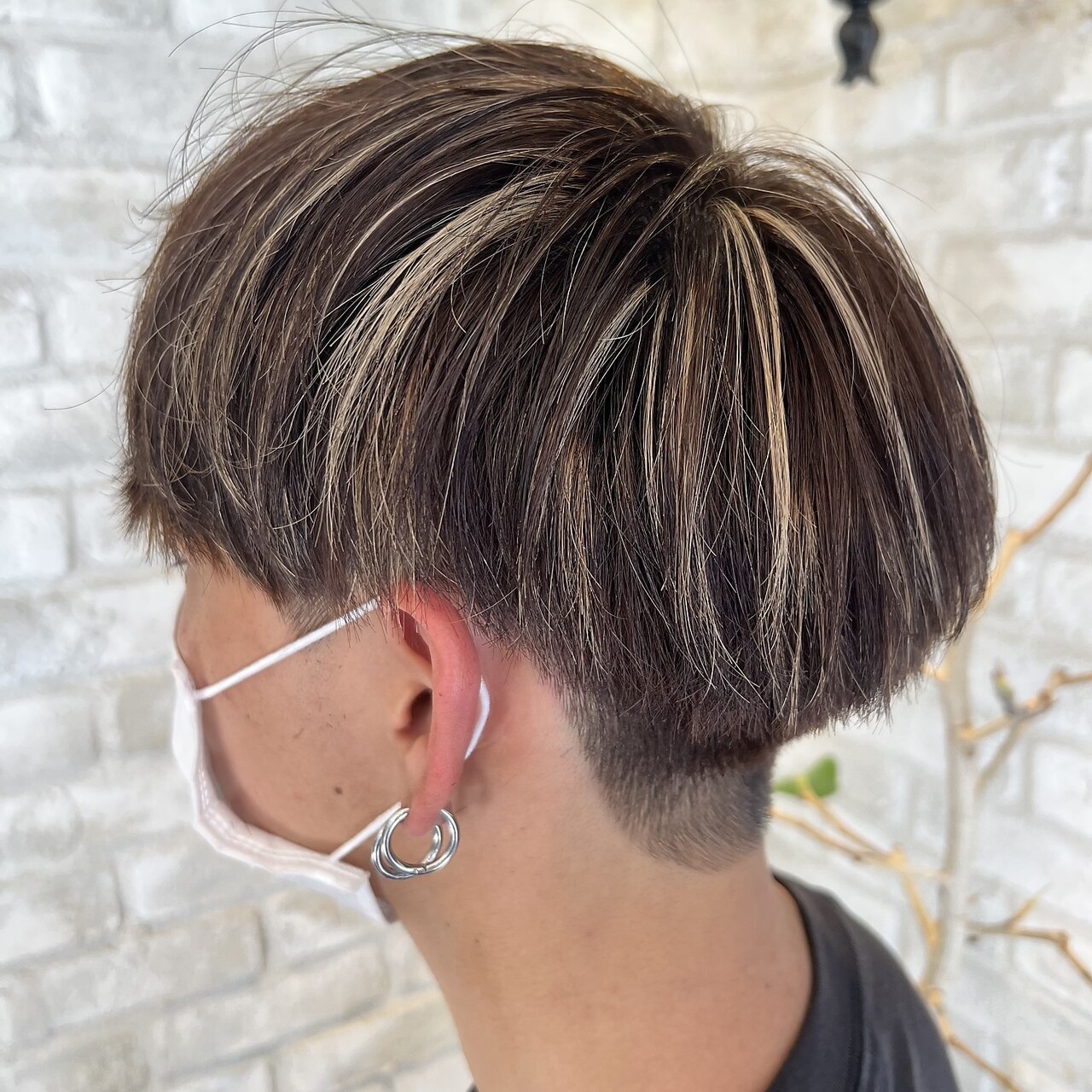 マッシュ＋メッシュキャップハイライト：L184666728｜シャル