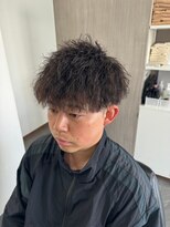 エイト(AITE)&nbsp;波巻きウルフマッシュパーマ<理容室>メンズ/川口/鳩ヶ谷25