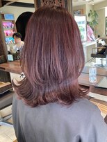 ヘアリゾート粋 ティガ 池袋店(tiga)&nbsp;透明感ブラウン/外ハネミディアム