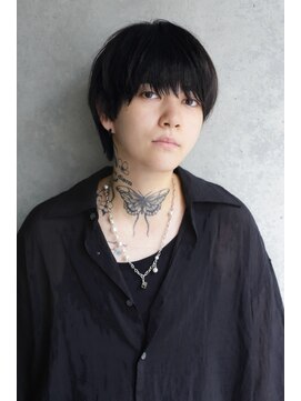 カライングドゥ(ing deux) スーツ短髪ツーブロック束感モテる黒髪シークレットパーマ流行