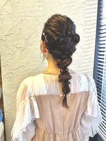 ミックスカール(Mixcurl) 結婚式、披露宴編みおろしヘアセット