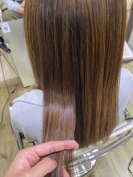 スタジオケイズコラボワイズの写真/髪が扱いにくいと思われがちな方にオススメ☆ダメージレスかつ自然なストレートヘアを叶えます…♪