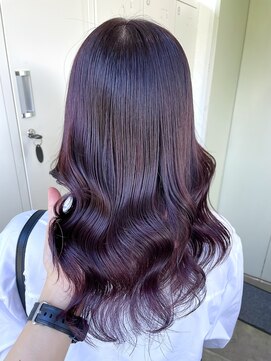 ポプルス(popls) ブリーチなしラベンダー/ブリーチなしダブルカラー/髪質改善