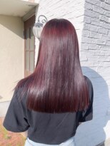 エクファ ヘア リゾート 大津 瀬田店(ex-fa hair resort)&nbsp;フェミニンロング似合わせカットミディアムスパイキーショート