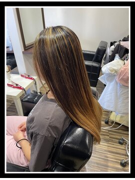 リレーションヘアーデザイン(Relation hair design) バレイヤージュ