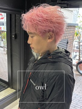 アウル 心斎橋(owl) スパイキーショート×フェザースパイキー×フェザーショート韓国