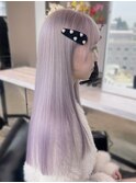 ホワイトラベンダーミルクティー×艶ストレート　