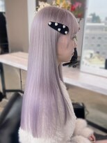 キャリ 渋谷(care)&nbsp;ホワイトラベンダーミルクティー×艶ストレート