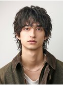 波巻きパーマメンズツイストスパイラルパーマツーブロック