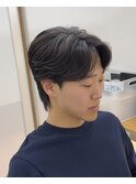 【Zina】メンズ/韓国/センターパート/縮毛矯正/福岡/天神/大名