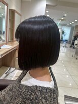 アッシュ 下丸子店(Ash)&nbsp;【岩城指名】前下がりショートボブ×髪質改善ストレート