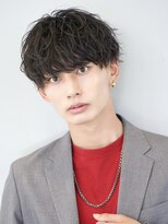 エイド 本店(aid)&nbsp;無造作マッシュショートソフトツイストパーマランダムマッシュ