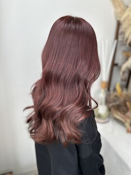 ルアナ 名古屋店(Luana) お仕事場でも馴染む髪質改善カラーピンクブラウン＊名駅＊名古屋