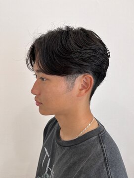 ジャミン 長嶺店(Jammin.) 《刈り上げセンターパート》フェザーパーマ