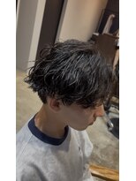 ニト(nito.)&nbsp;行徳／メンズマッシュ／シャドウパーマで横顔にも柔らかな動きを
