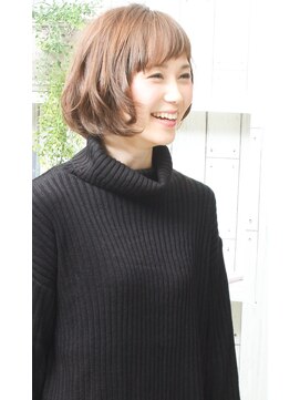 ヘアメイク ニコ(Hair make Nico) 斜め前髪ゆる巻ボブ