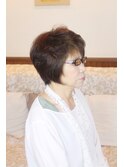 30代～40代の大人女性人気のグラデーションショートカット