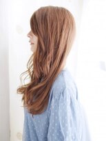 ヘアメイク ナル(hair make nalu) かきあげバングのミックスカールスタイル