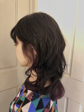 ロンドアベニール 北千住(Lond avenir) namie   癖毛こそ可愛い！ハイレイヤースタイル！インナーカラー