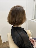 シンプルボブスタイル