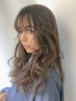 ★岡田有加★20代30代/ふんわりウェーブミディ