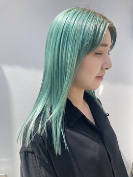 キコエル 三軒茶屋(kikoeru) ブルーカラーぷつっとカット