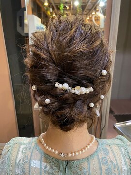 ヘアリゾートエーアイ 高田馬場店(hair resort Ai) 20代30代40代マロンベージュ/Aラインボブ/かきあげ[高田馬場駅]