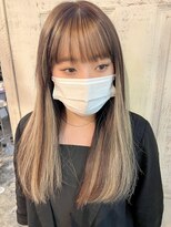 トロニー(TLONY)&nbsp;シールエクステ　ハイライトカラー　前髪インナー　style/miaki