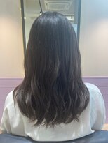 ネオリーブエクラ 上野御徒町店(Neolive eclat)&nbsp;艶巻きグレージュカラーネビージュブルージュ韓国風髪質改善