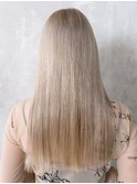 ホワイトベージュ_チェリーブラウンフェミニンロング_ba425681
