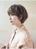 小顔ショート/マッシュショート/ゆるふわ/ショートパーマ