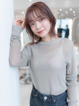 エースハバナ 渋谷(1 HAVANA) 前髪プリカール/大人ガーリーかわいい/チョコレートカラー