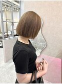 ダブルカラーミルクティーグレージュ透明感カラーケアブリーチ