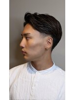 フランクスバーバーリベラルド 横浜(FRANK'S BARBER LIBERALD) テーパーフェードスキンフェードグラデーション七三パートY