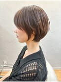 大人美人ショートボブ