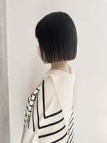 ヨーク(YOKE)&nbsp;YOKE 切りっぱなしボブぱつっとボブ髪質改善アッシュグレージュ