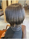 切りっぱなしボブ