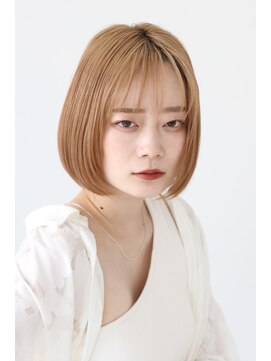 フルショウ 栄店(FURUSHO) ハイトーンベージュカラーミニマルボブ