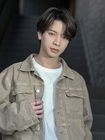 エムスラッシュ センター南(M.SLASH)&nbsp;アッシュオリーブ/デコ出し/ニュアンスパーマ/センター南