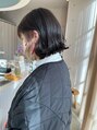リトル(Little)&nbsp;パツッとボブにいたリングカラー