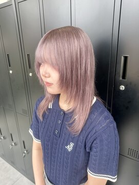 ゴウトゥデイシェアサロン 町田店(GO TODAY SHAiRE SALON) ホワイトラベンダーベージュ レイヤーカット【町田】