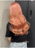 9287ニュアンスカラーオレンジハイトーングラデーションカラー