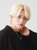 エルマーク 天王寺(L-MARK)&nbsp;センターパートブリーチダブルカラーフェイスフレーミン