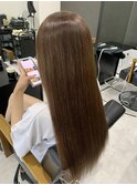 髪質改善×クリアブラウン