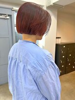 ペイジヘアー(paige hair)&nbsp;ボブ/ミニボブ/ヘイリーボブ/レッドカラー/暖色カラー