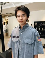 =メンズボブ/スパイカーショート/ニュアンスパーマ／MEN’S HAIR