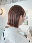 大人可愛い30台40代50代前下がりショートボブくびれショート
