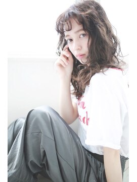 ラフィス ヘアー エラン 東尾道店(La fith hair elan) 【La fith】ナチュラルブラウン☆ロングウルフ